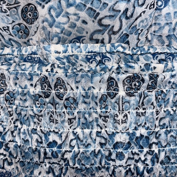 Twelfth Street by Cynthia Vincent Blue Ruffled Mini Skirt - Picture 5 of 7